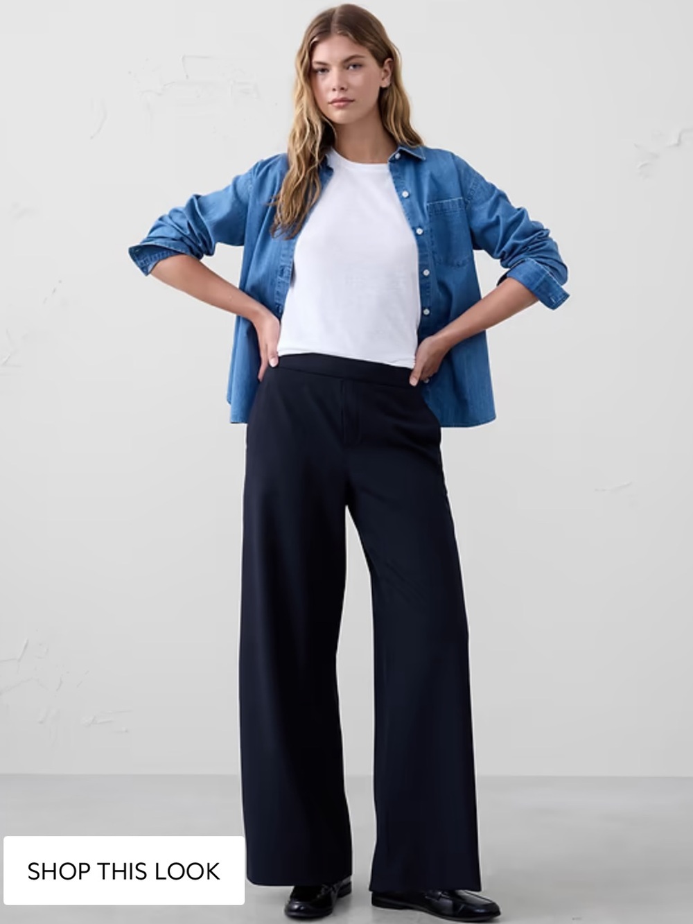 Banana Republic Hayden Wide Leg Pants